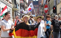 ŚDM 2016 - Marsz przez Rybnik