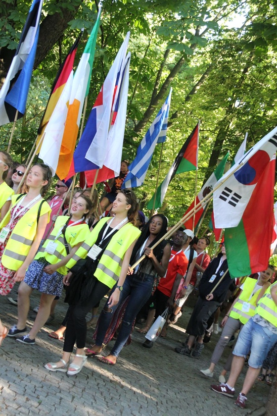 Uroczystości w parku dzikowskim