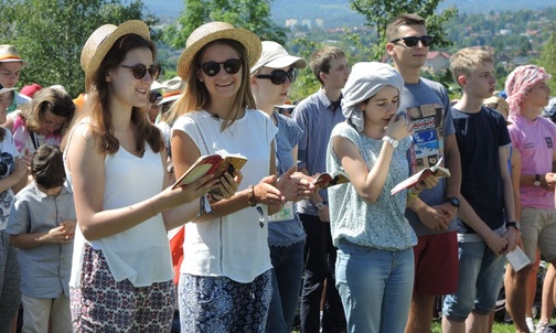 Francuzi na Eucharystii