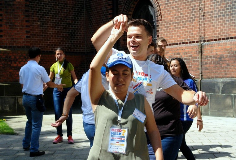 Młodzież z Hondurasu w Gliwicach