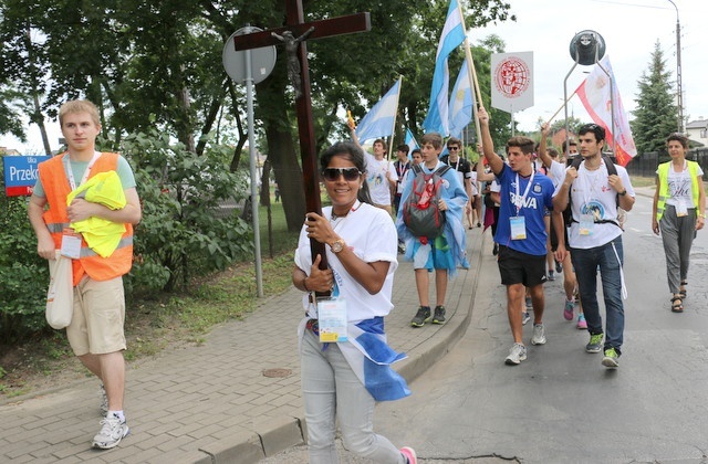 Pielgrzymka ŚDM do Powsina