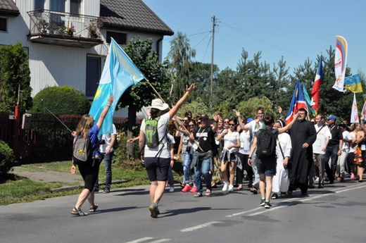 Pielgrzymi ŚDM w Wysokim Kole