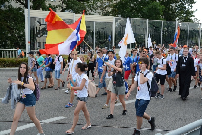 Marsz młodego Kościoła przez Opole