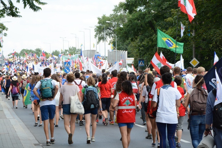 Marsz młodego Kościoła przez Opole