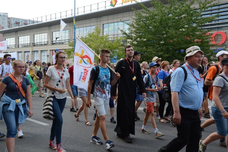 Marsz młodego Kościoła przez Opole