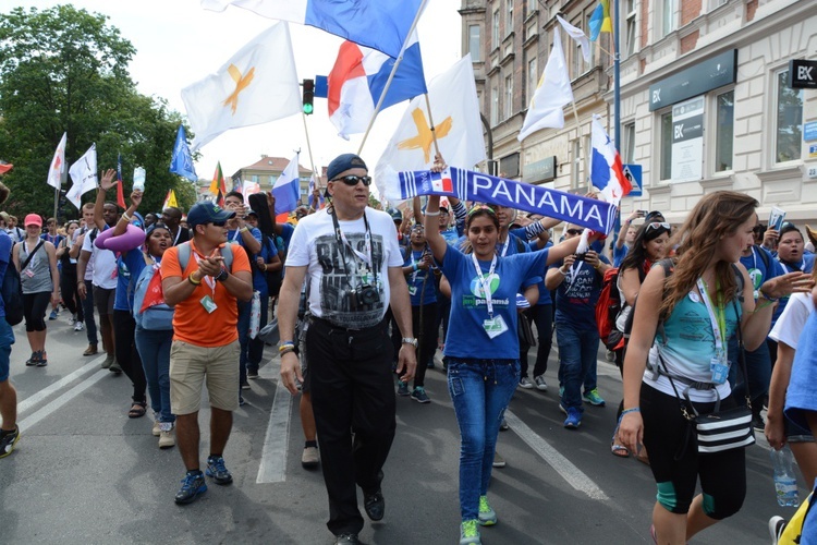 Marsz młodego Kościoła przez Opole