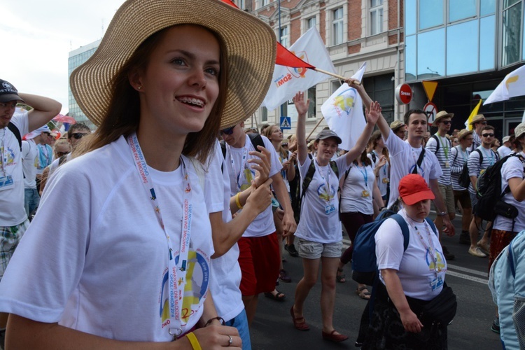 Marsz młodego Kościoła przez Opole