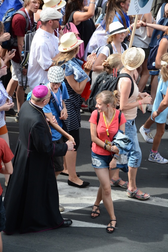 Marsz młodego Kościoła przez Opole