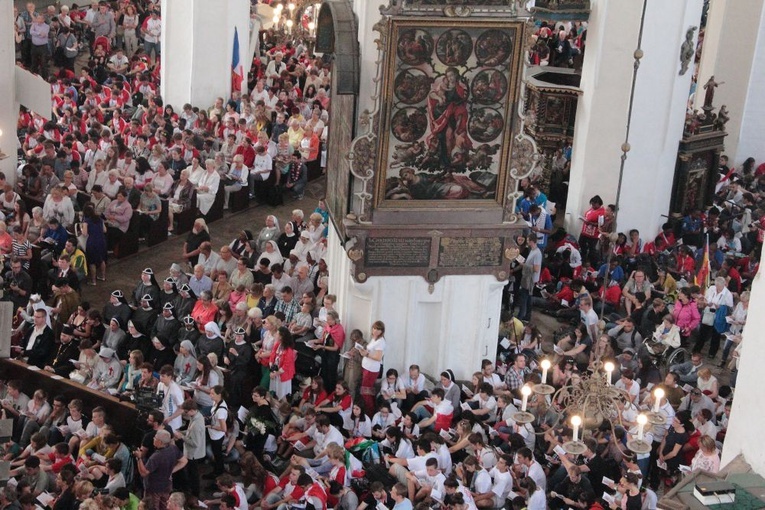 Msza św. w bazylice Mariackiej