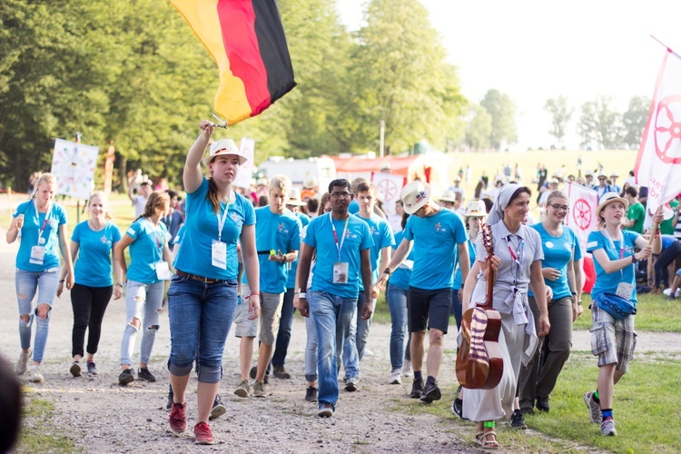 ŚDM w Gietrzwałdzie. Prezentacja grup