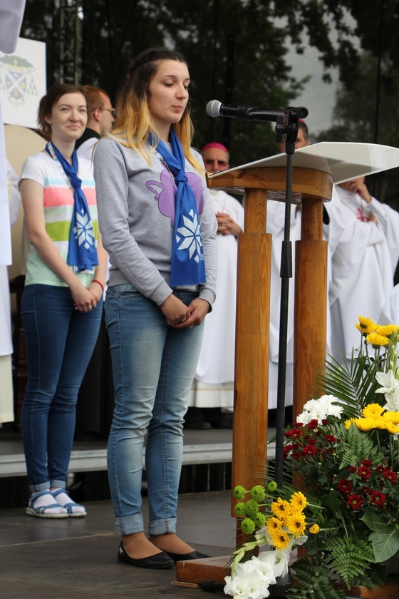 Msza św. na Starym Rynku w Łowiczu