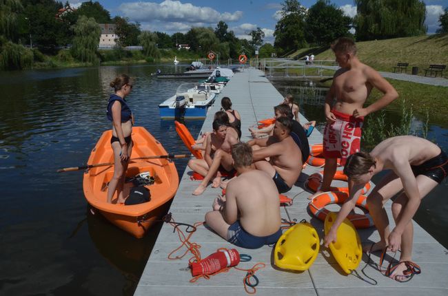 Wiślany kurs ratowników wodnych 