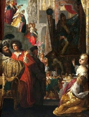 Daniel i król Cyrus przed Baalem