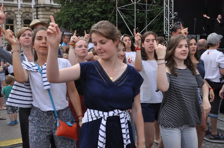 Koncert ŚDM w Nowym Sączu 