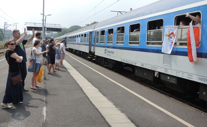 Pierwszy pociąg wyruszył z Bielska-Białej na ŚDM!