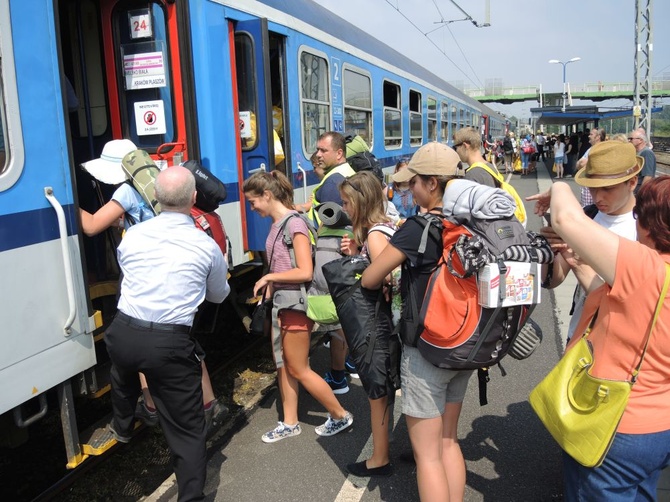 Pierwszy pociąg wyruszył z Bielska-Białej na ŚDM!