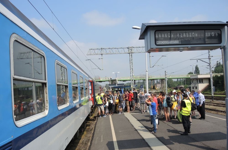 Pierwszy pociąg wyruszył z Bielska-Białej na ŚDM!