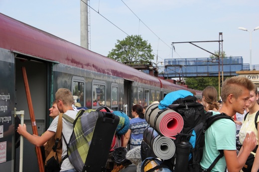 Wyjazd młodzieży do Miasteczka Łowickiego
