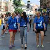 Pielgrzymi w Krakowie