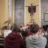 Pożegnanie pielgrzymów w Małym Kacku