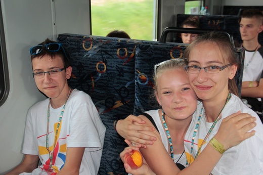 Podróż pociągiem specjalnym do Kokotowa