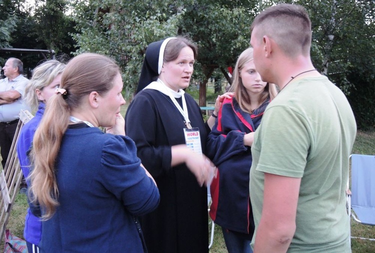 Młodzi z Ukrainy w bielskiej Kamienicy i na Błoniach