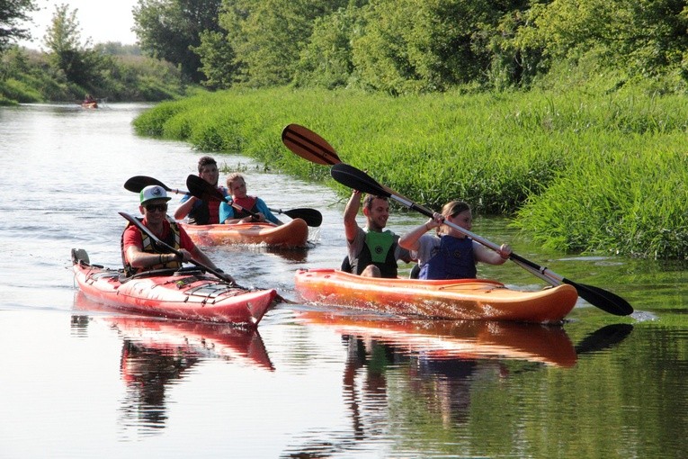 Splyw kajakowy z Kamilem Sobolem
