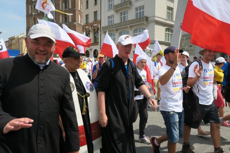 Piesi pielgrzymi z archidiecezji gdańskiej już w Krakowie