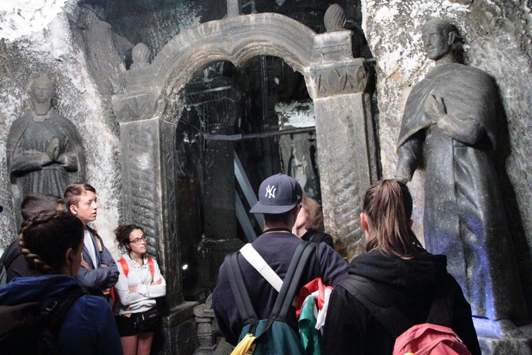 Pielgrzymi ŚDM w Kopalni Soli "Wieliczka"