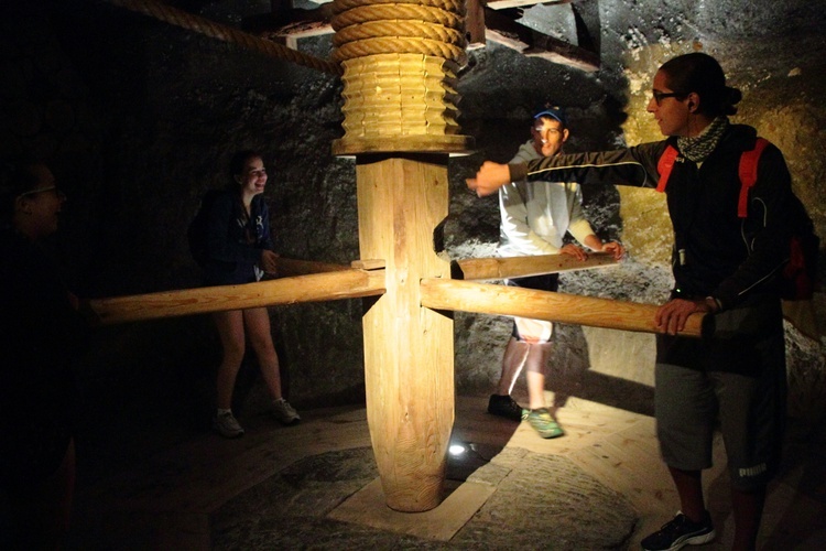 Pielgrzymi ŚDM w Kopalni Soli "Wieliczka"