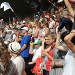 Katecheza z bp. Rysiem na stadionie "Cracovii"