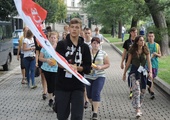 Katecheza z bp. Rysiem na stadionie "Cracovii"