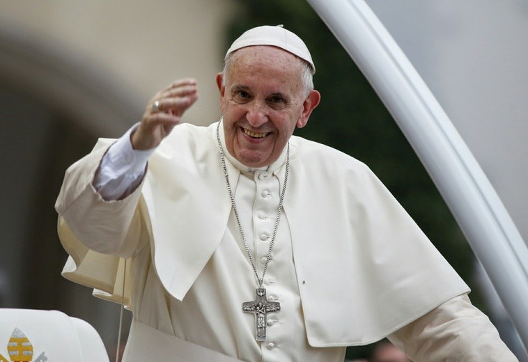 Papież Franciszek na Franciszkańskiej 3