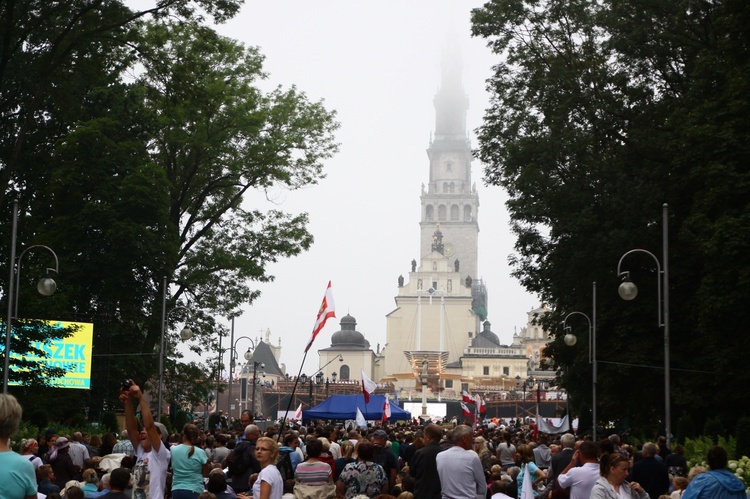 Pielgrzymi na Jasnej Górze