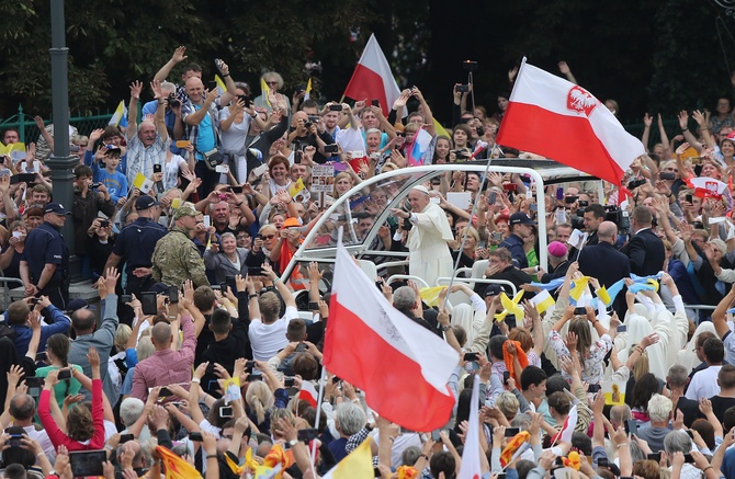 Jasna góra wita Franciszka