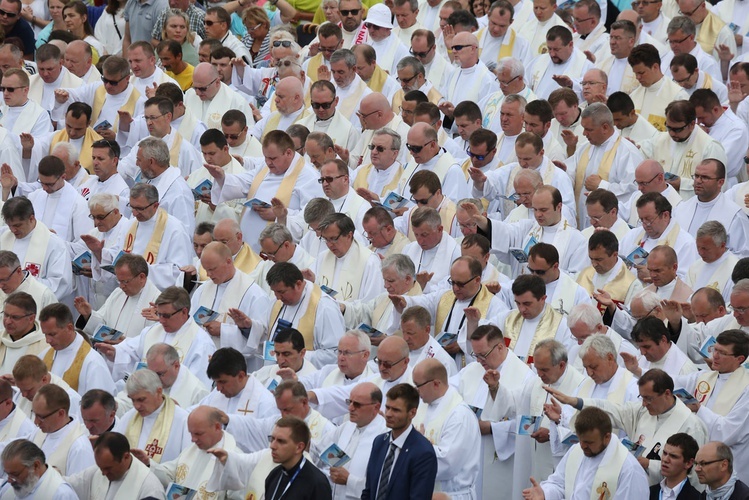 Franciszek u stóp Maryi