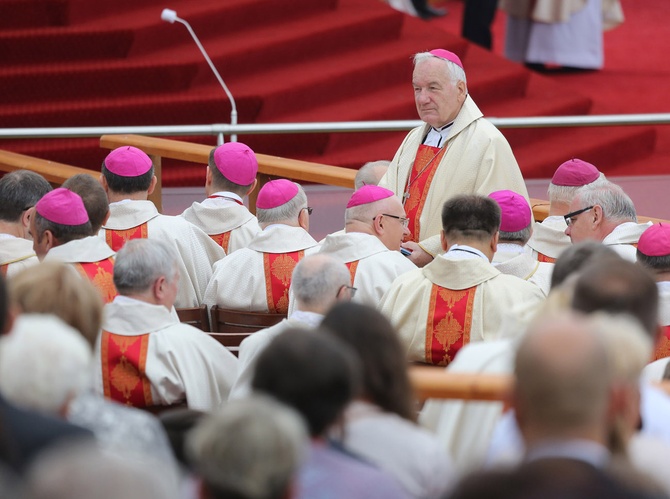 Franciszek u stóp Maryi