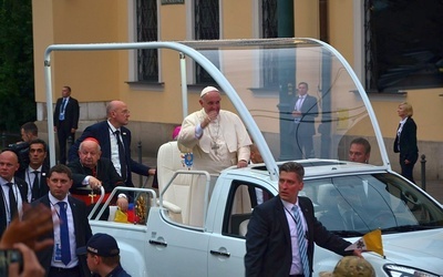 Franciszek i pielgrzymi z Lublina 