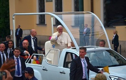 Franciszek i pielgrzymi z Lublina 