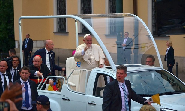 Franciszek i pielgrzymi z Lublina 