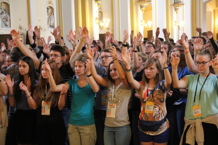 Katecheza ks. Roberta Patro w kościele NSPJ w Mysłowicach
