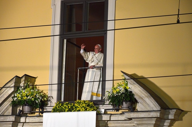 Franciszek i pielgrzymi z Lublina