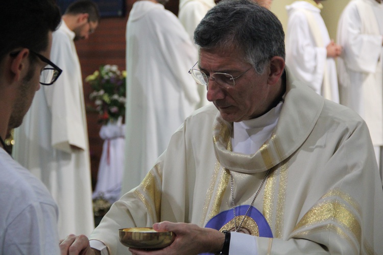 Msza św. pod przewodnictwem patriarchy Wenecji, abp. F. Moraglii.