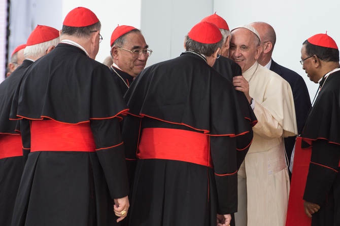 Ze świętymi i Franciszkiem na Błoniach