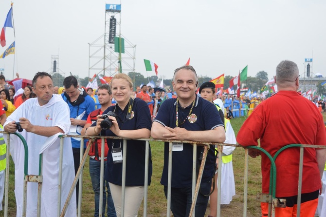 Błonia w pielgrzymach skąpane