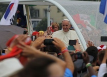 Spotkanie młodzieży z Franciszkiem