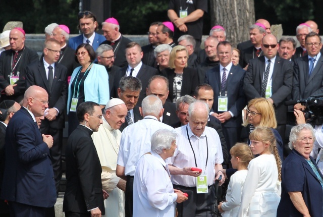 Wizyta papieża Franciszka w Birkenau