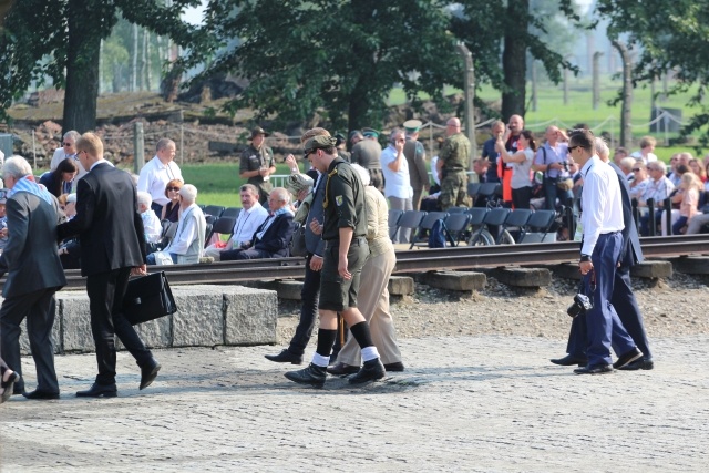 Wizyta papieża Franciszka w Birkenau