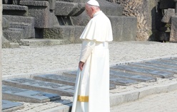 Wizyta papieża Franciszka w Birkenau