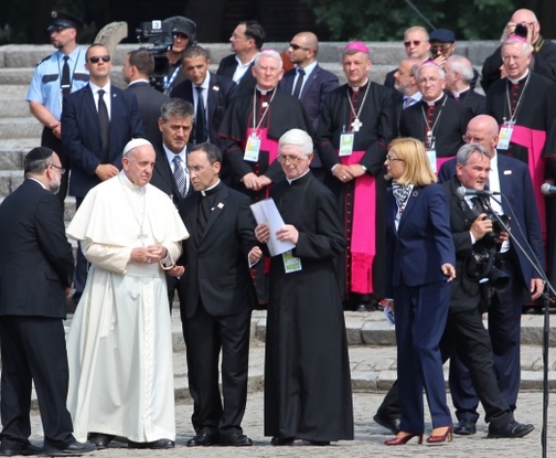 Papież Franciszek podziękował za wspólnie odmówiony psalm rabinowi i księdzu katolickiemu